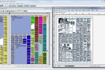 InDesign or QuarkXPress page layout 