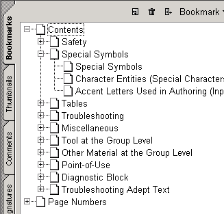 OASYS PDF Bookmarking